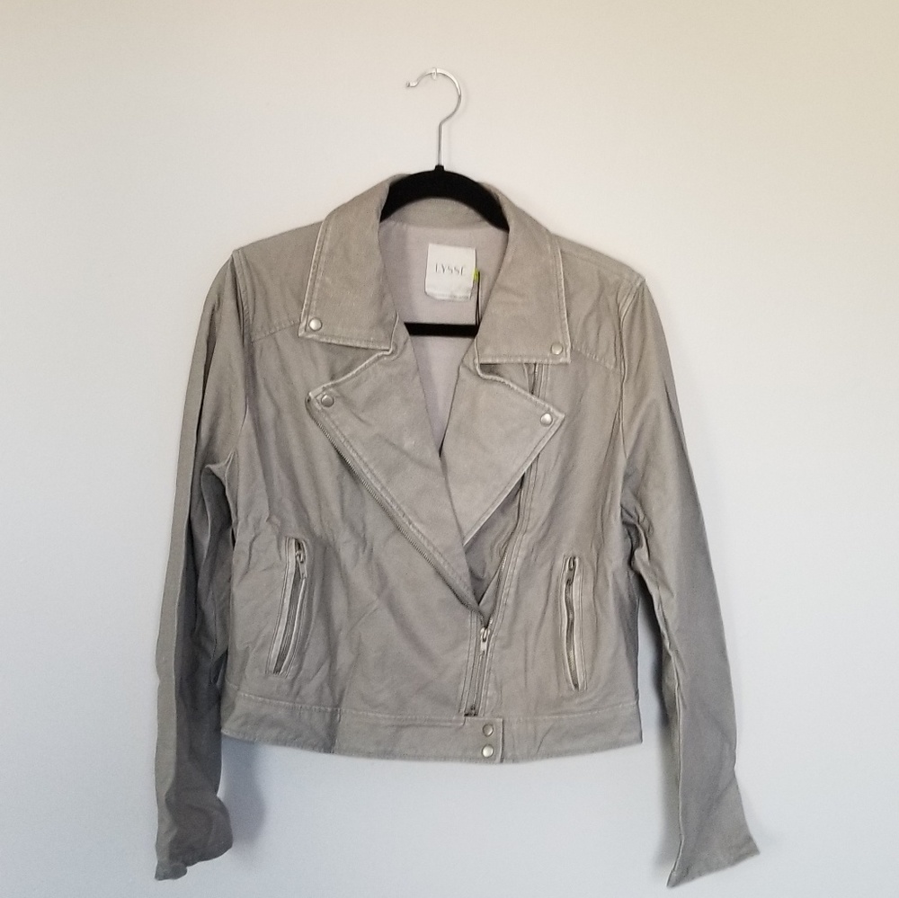 Lysse Belfast Jacket moto in cement color